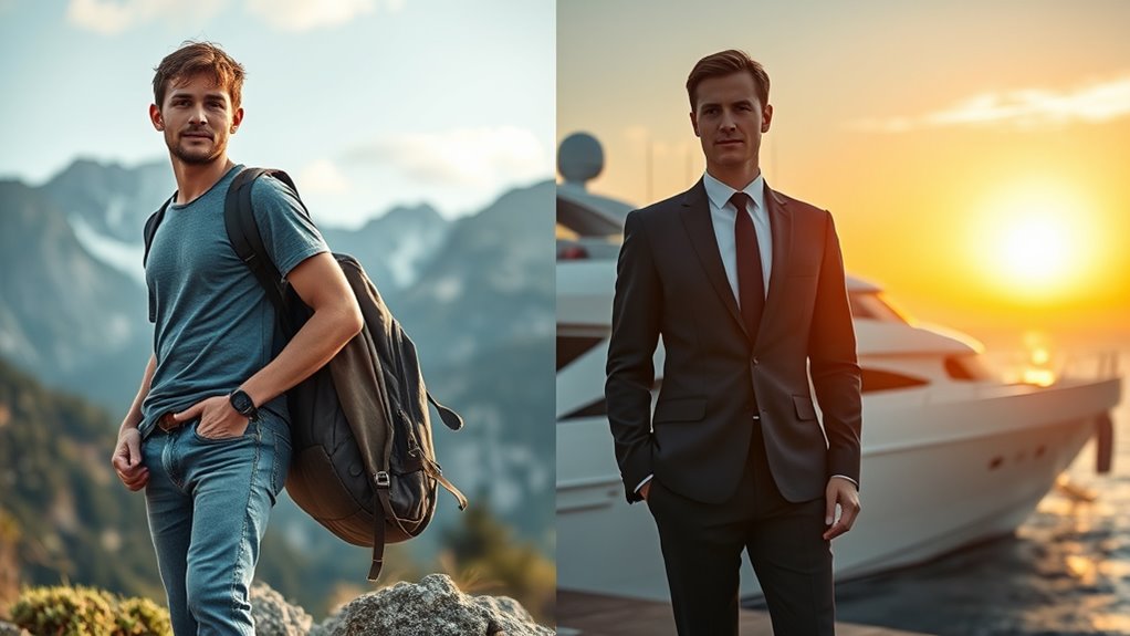 journey from casual to opulent