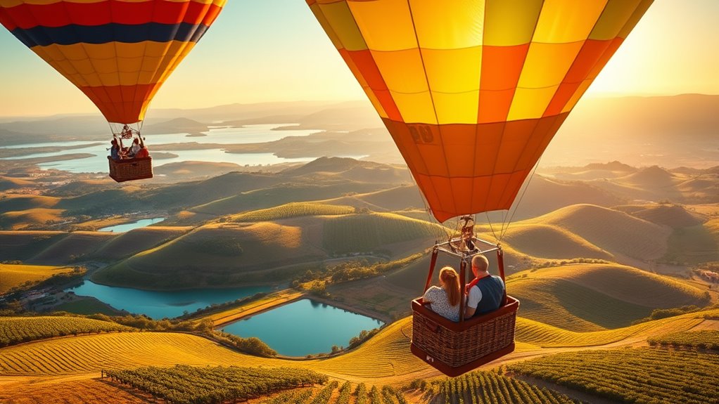 luxury scenic hot air ballooning