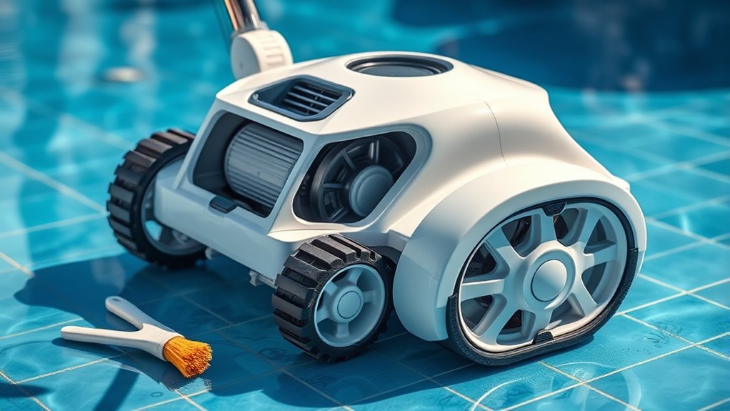 maintain motor and wheels
