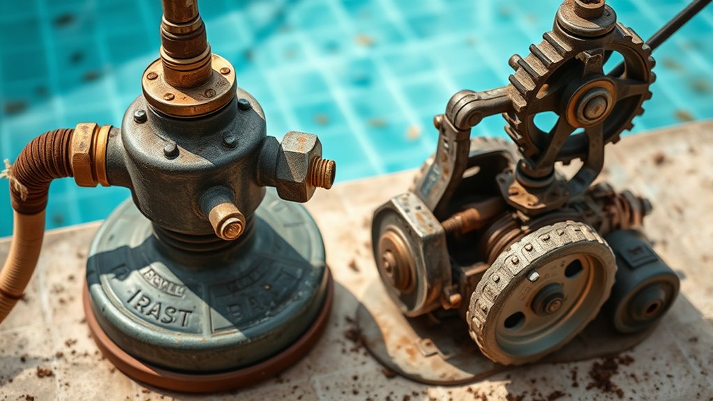 manual and mechanical pool devices