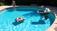 manual pool cleaning tasks