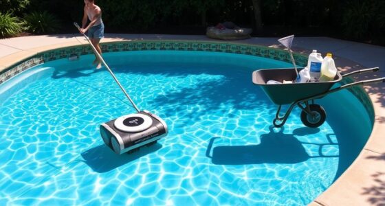 manual pool cleaning tasks