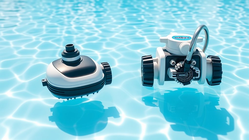 pool cleaner mode change