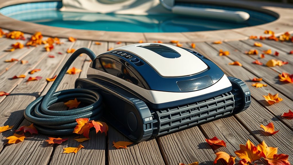 pool cleaner off season storage