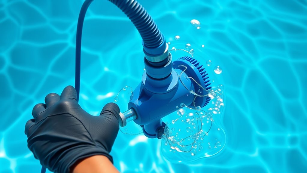 pool cleaner pressure troubleshooting