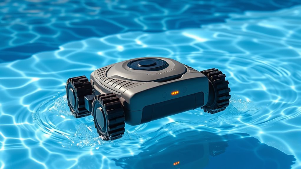 pool cleaner propulsion and navigation