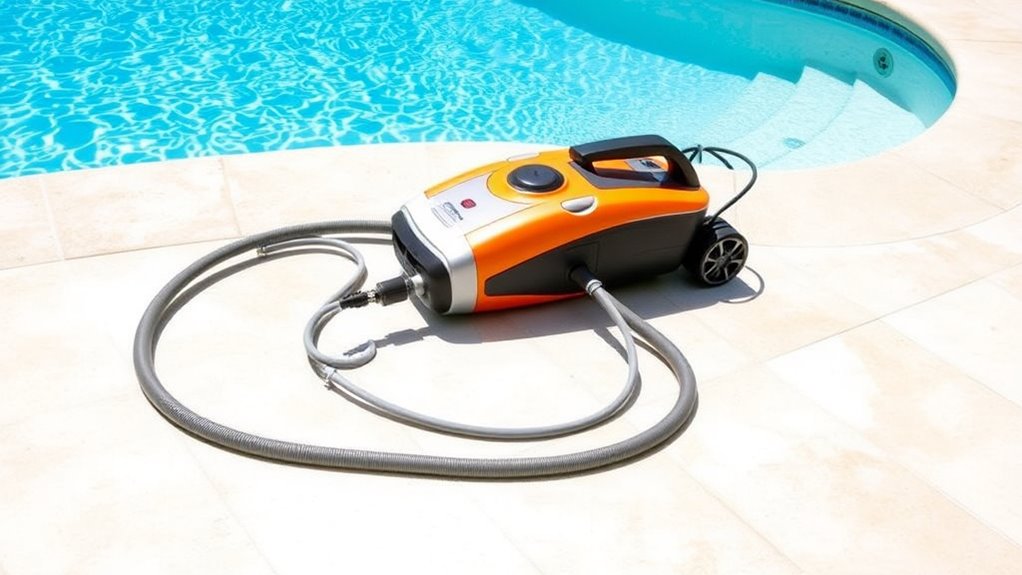 proper pool cleaner placement