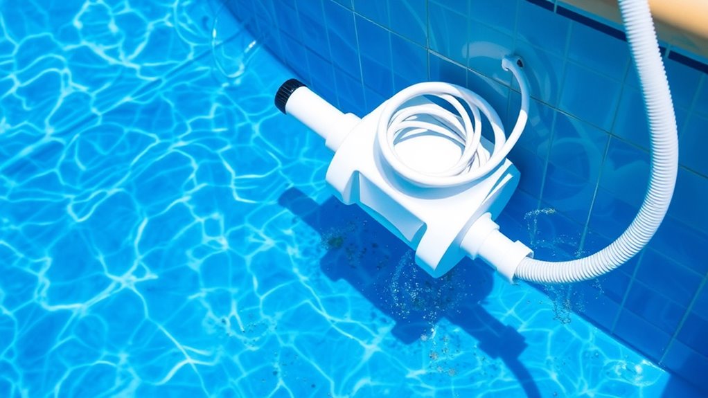 proper pool cleaner placement