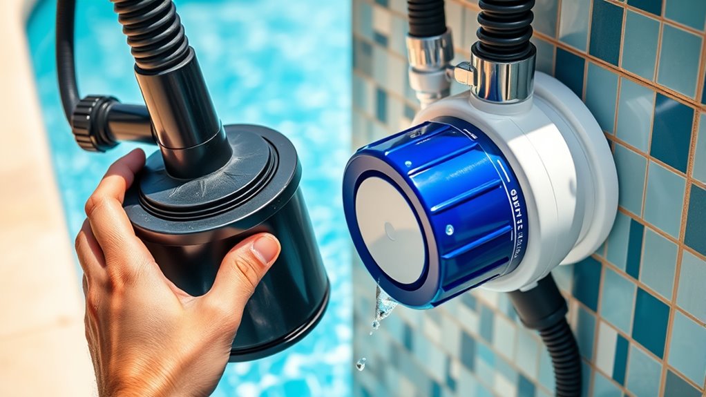 proper pressure pool cleaner setup
