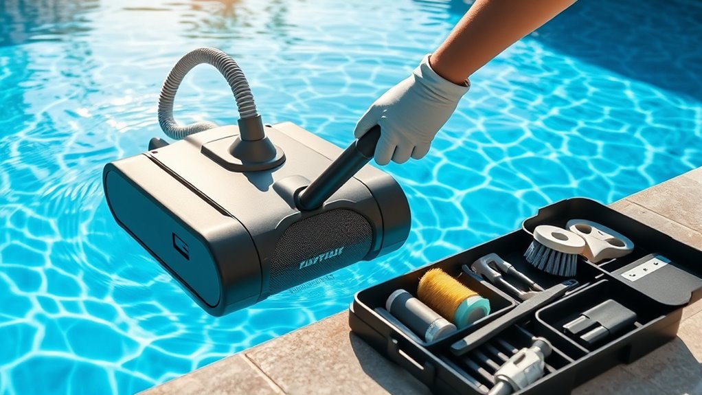regular pool cleaner maintenance