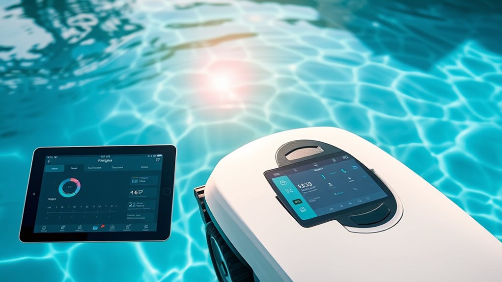 remote pool cleaning control