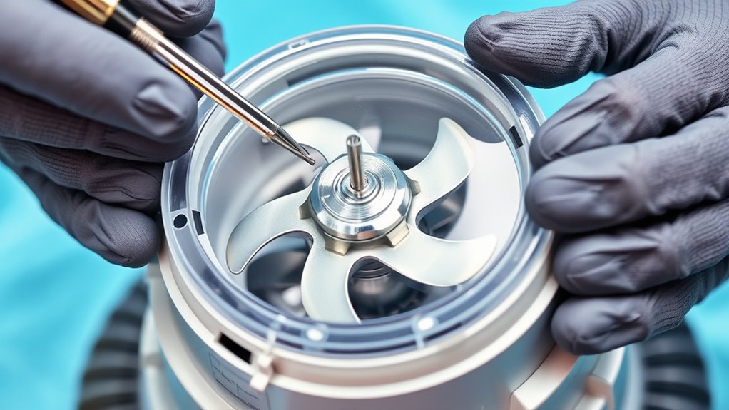 replace impeller and drive