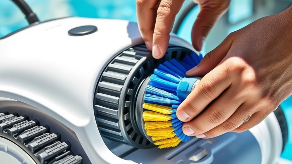 replacing robotic pool parts