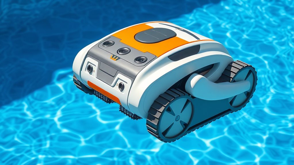 robotic pool cleaner features