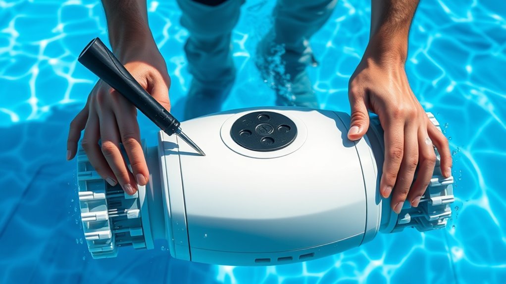 robotic pool cleaner maintenance