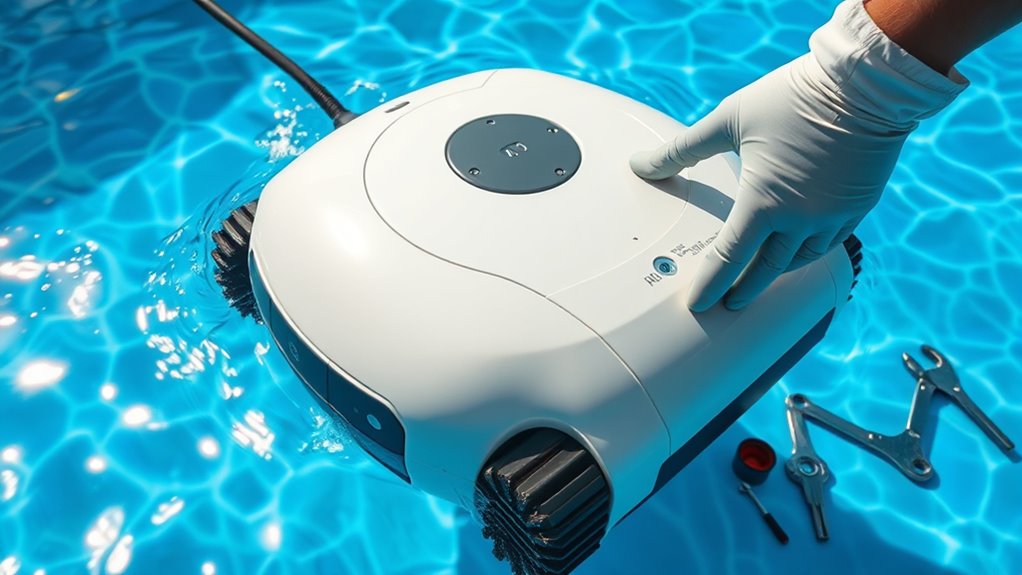 robotic pool cleaner troubleshooting