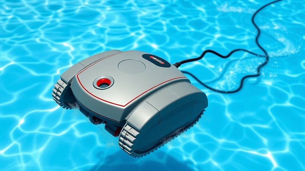 robots autonomously clean pools