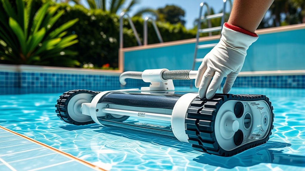 routine pool cleaner maintenance