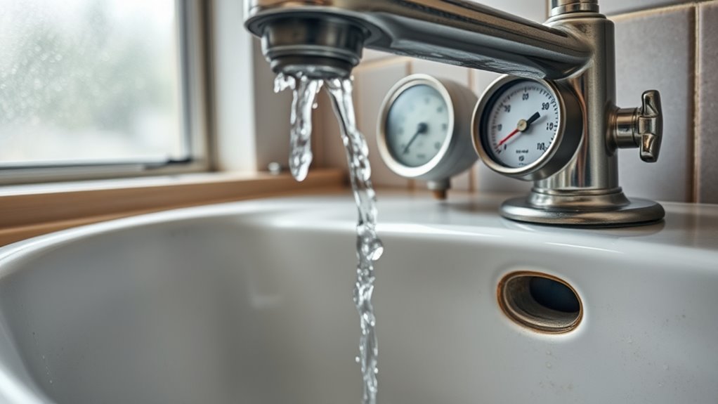 signs of low water pressure