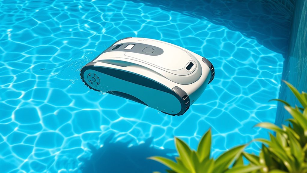 smart efficient robotic pool cleaners