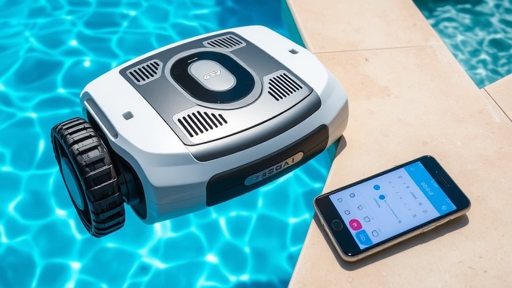 smart pool cleaning control