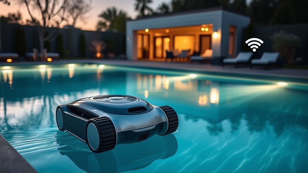 smart pool cleaning integration
