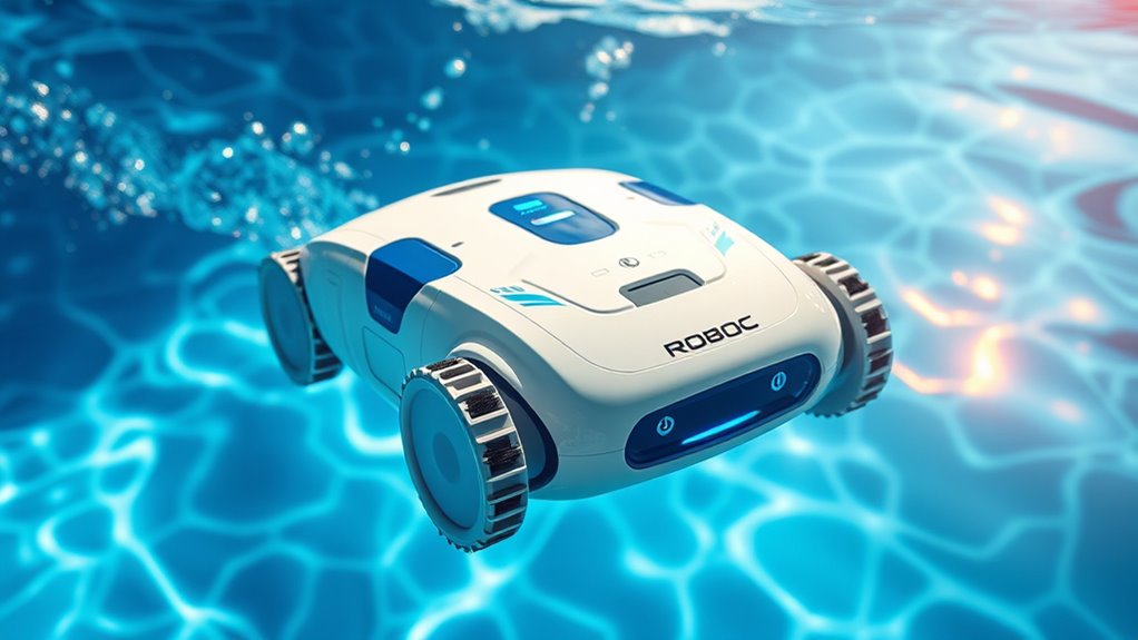 smart robotic pool cleaning