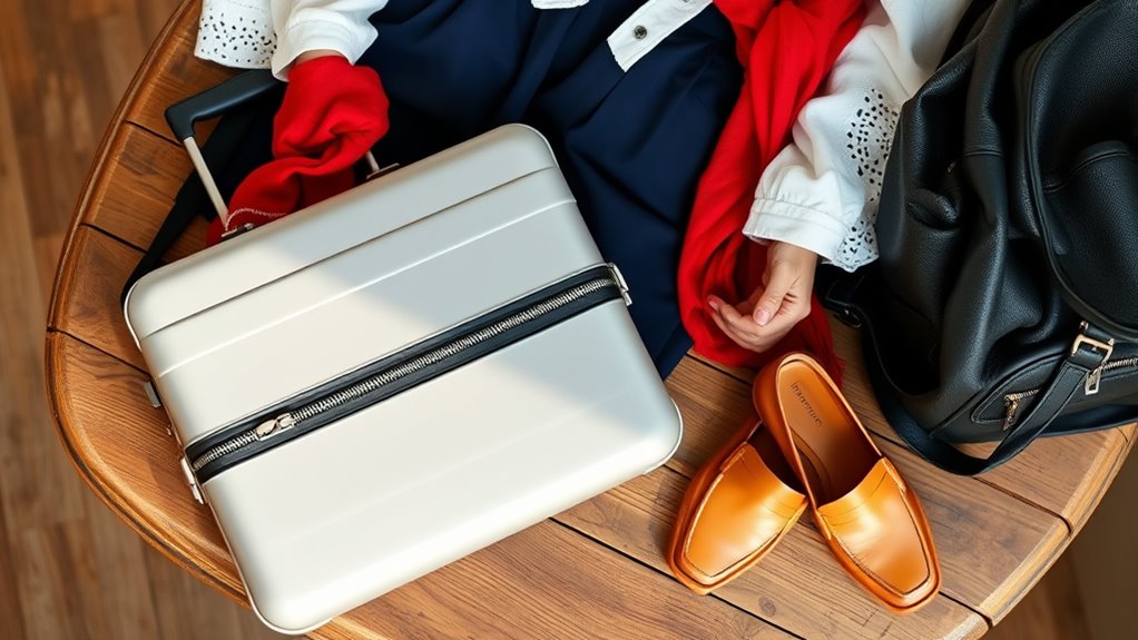 stylish sustainable travel wardrobe