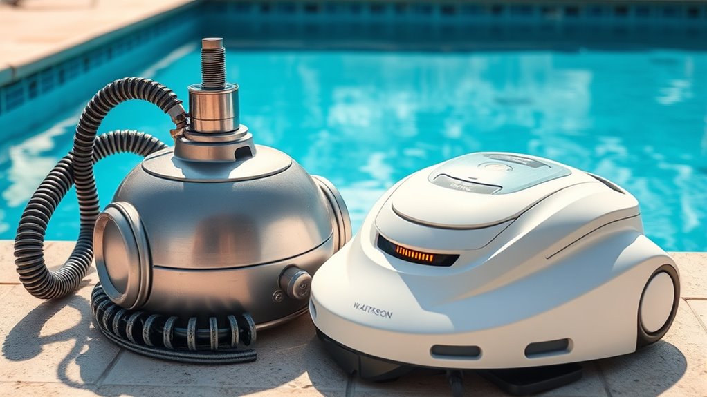 suction pool cleaner history