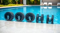 top pool cleaner wheels