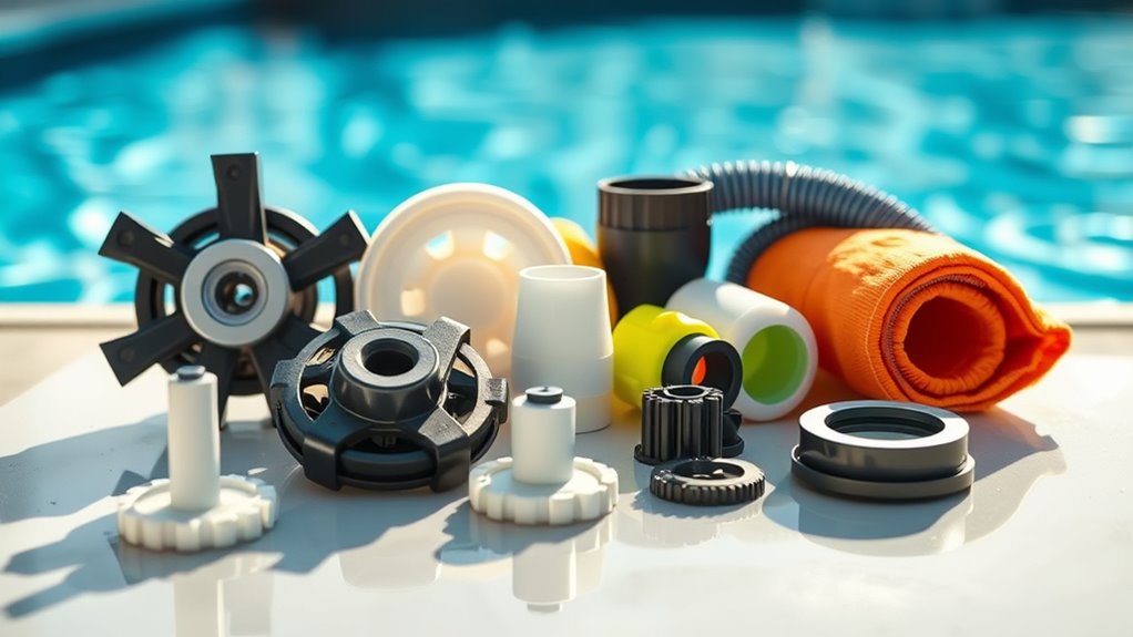 top replacement parts for pool cleaners