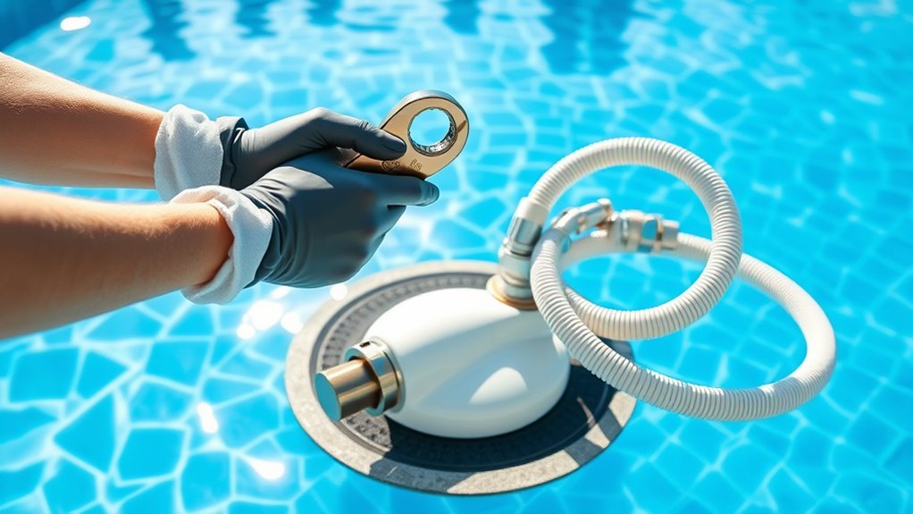 turn off pool filtration system