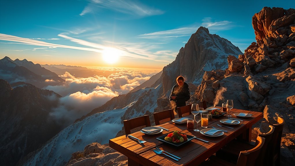 accessible mountain top dining experiences