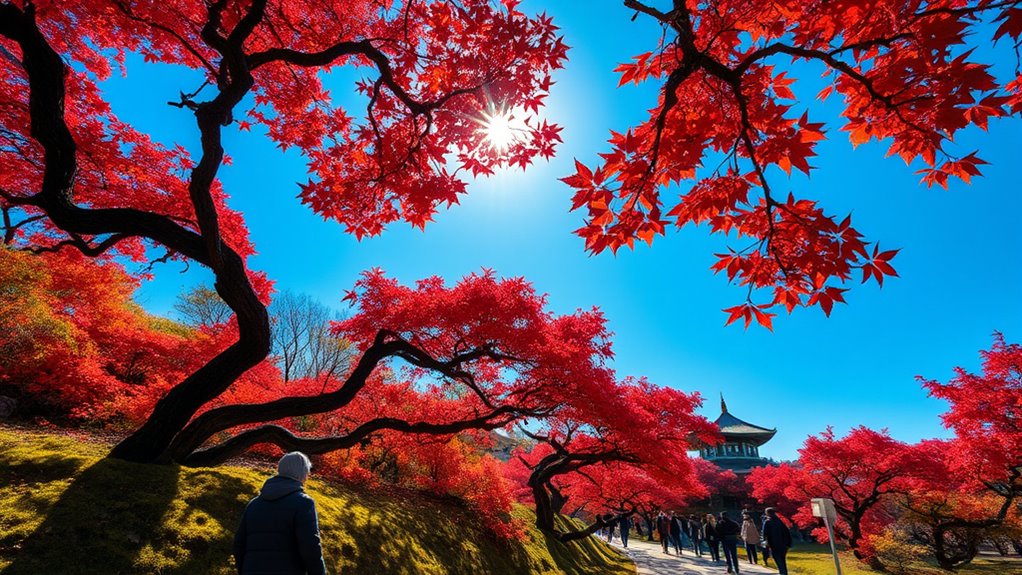 autumn foliage seasonal migration