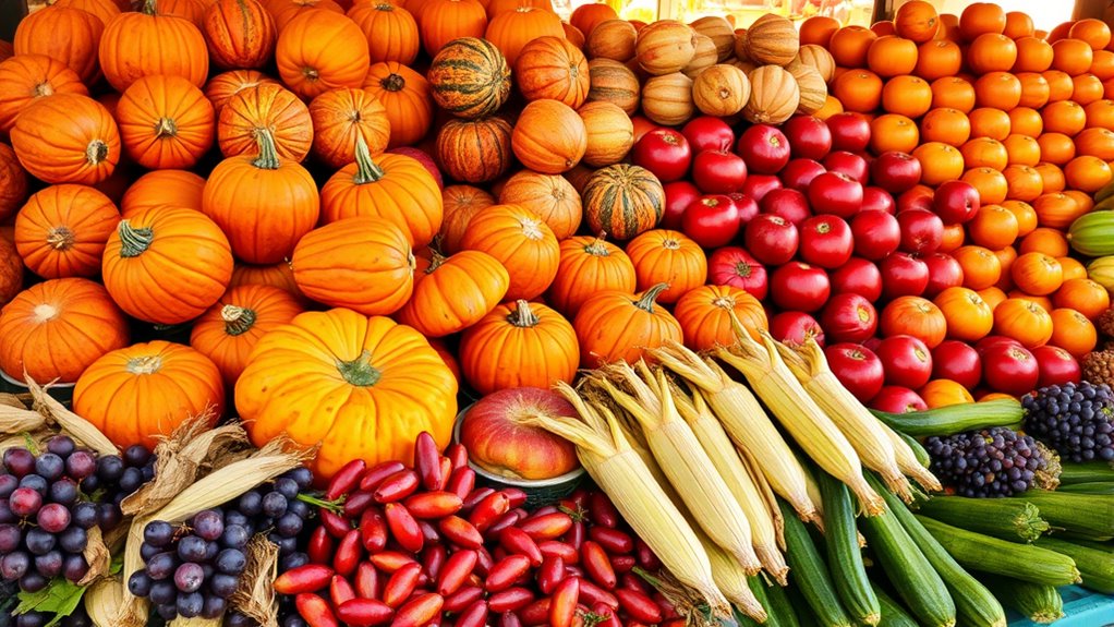 autumn harvest seasonal foods
