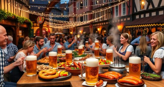 bavarian octoberfest food celebrations