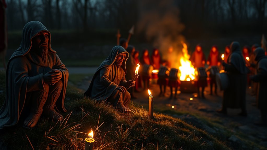 celtic rituals bonfires disguises
