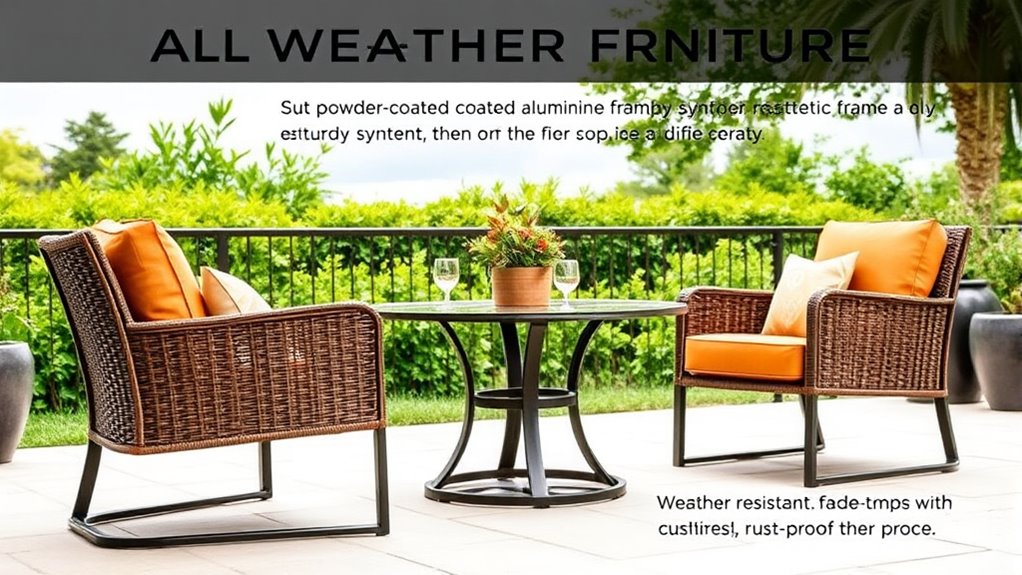 choose durable weather resistant frames