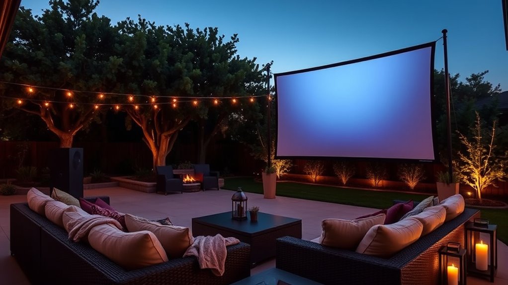 choose suitable outdoor screen