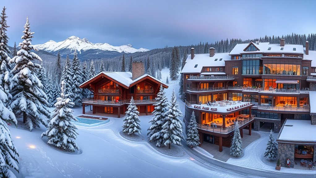 comparing skiing accommodations options