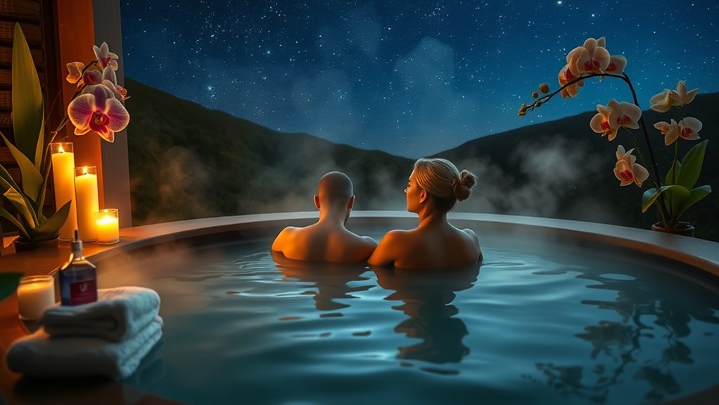 create relaxing spa experience