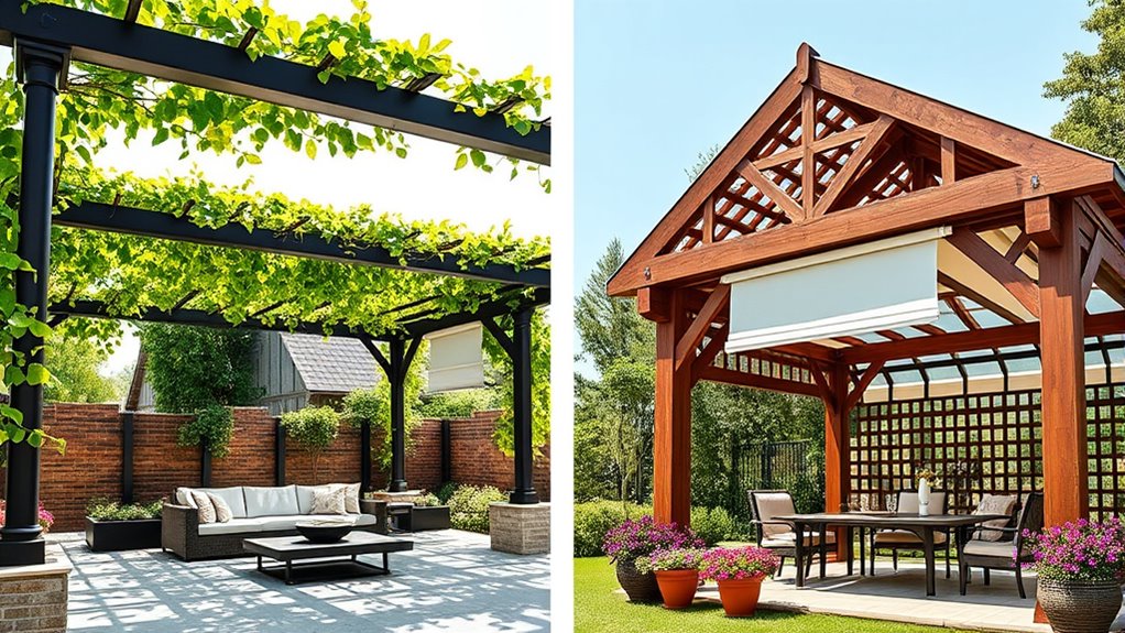 customizable pergola design options