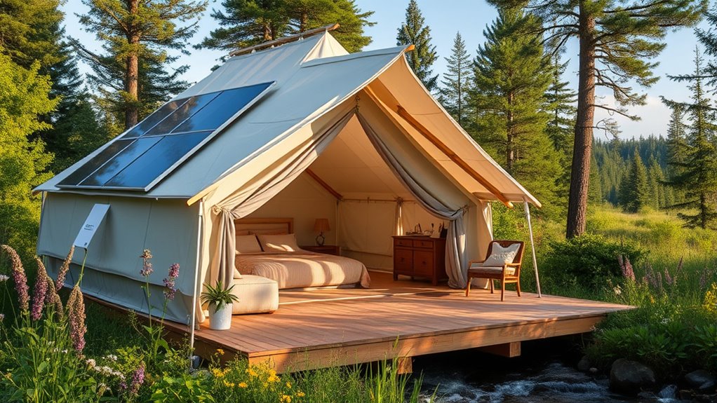 eco friendly luxury camping