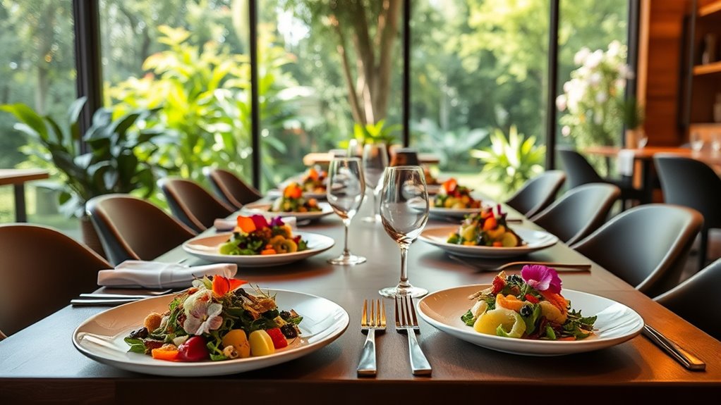eco friendly luxury cuisine