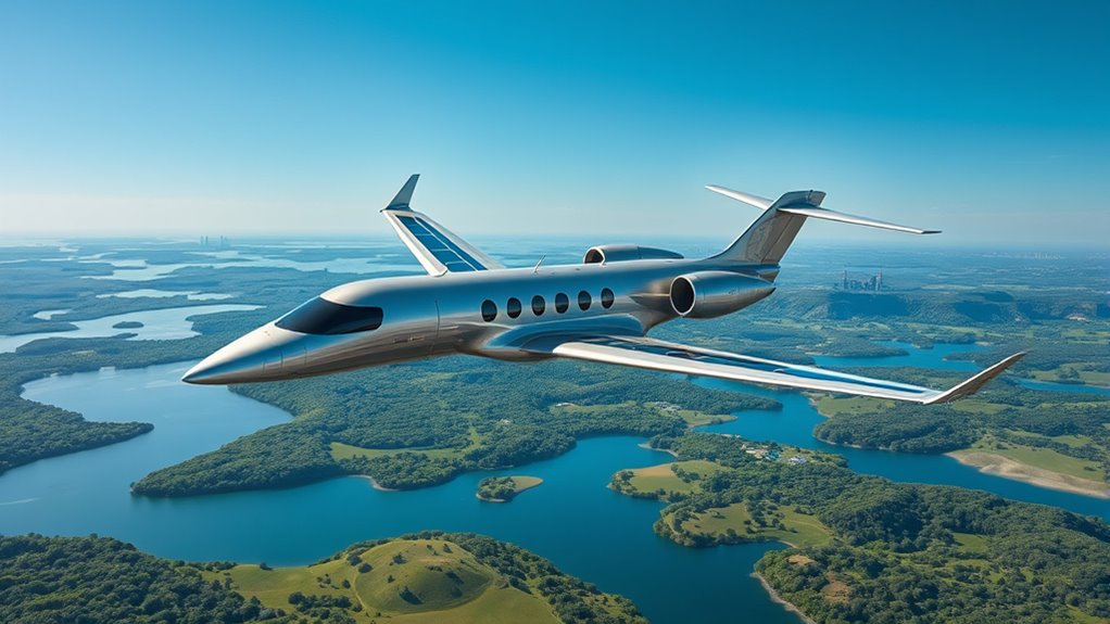 electric jets reduce emissions