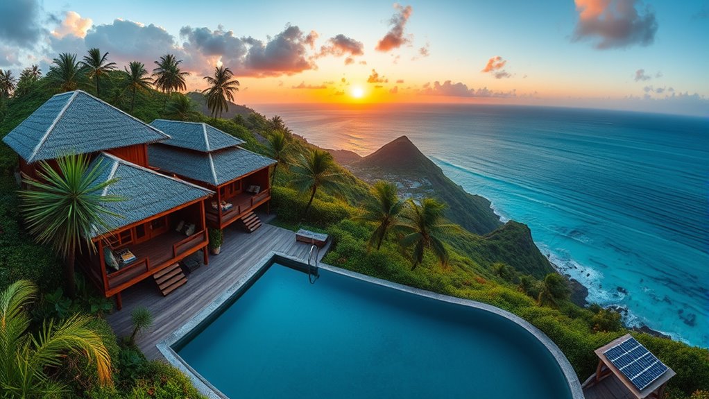 elegant eco friendly island stays