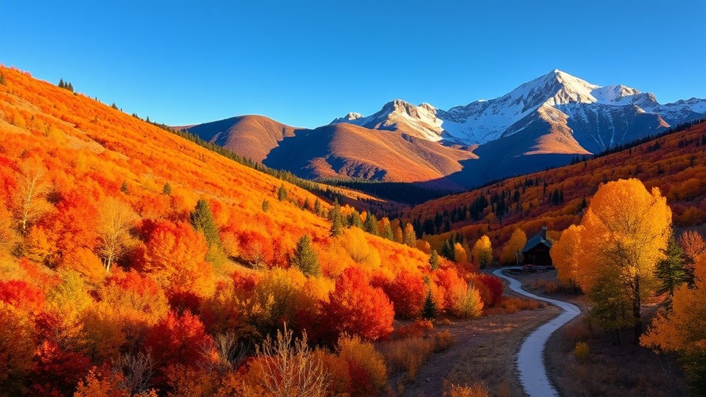 fall foliage mountain retreats
