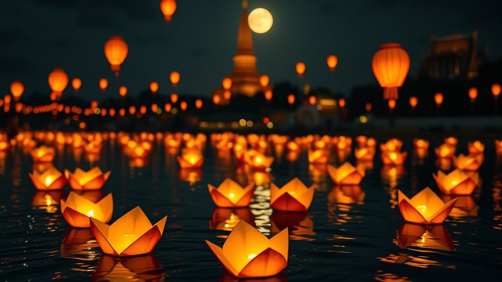 floating lantern festival celebration