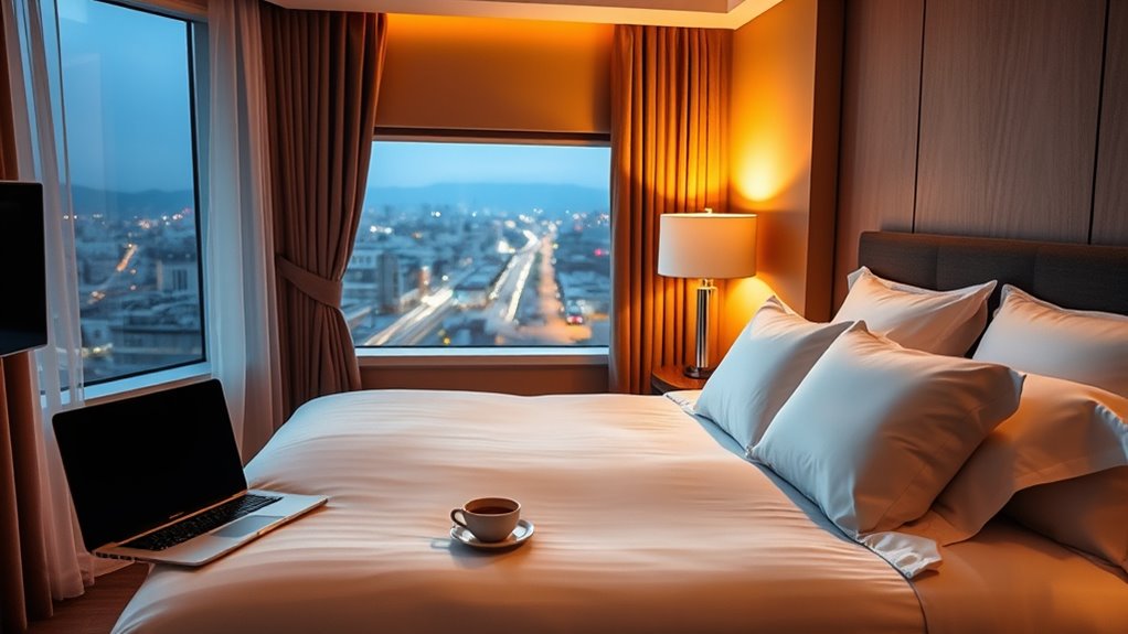 hotel room sleep tips