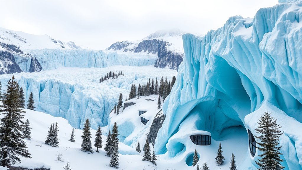 ice caves luxury lodges